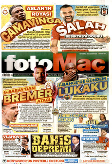 FOTOMAÇ 18 Temmuz 2026 gazete manşeti