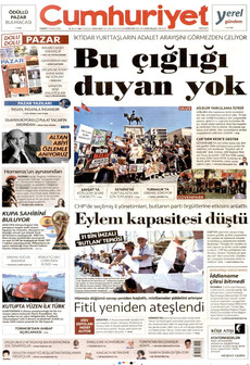 CUMHURİYET 19 Temmuz 2026 gazete manşeti