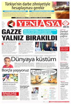 YENİ ASYA 19 Temmuz 2026 gazete manşeti