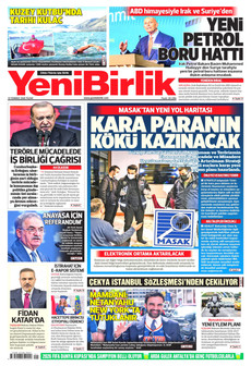 YENİBİRLİK 19 Temmuz 2026 gazete manşeti