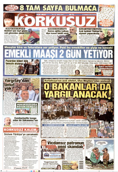 KORKUSUZ 19 Temmuz 2026 gazete manşeti