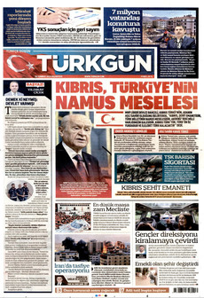 TÜRKGÜN 20 Temmuz 2026 gazete manşeti