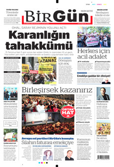 BİRGÜN 20 Temmuz 2026 gazete manşeti