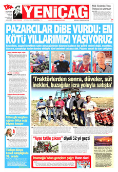 YENİÇAĞ 20 Temmuz 2026 gazete manşeti