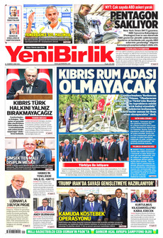 YENİBİRLİK 21 Temmuz 2026 gazete manşeti