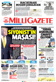 MİLLİ GAZETE 22 Temmuz 2026 gazete manşeti