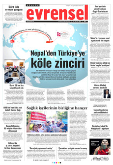 EVRENSEL 23 Temmuz 2026 gazete manşeti