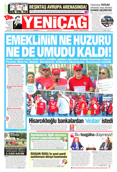 YENİÇAĞ 23 Temmuz 2026 gazete manşeti
