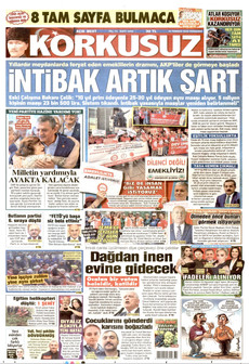KORKUSUZ 23 Temmuz 2026 gazete manşeti