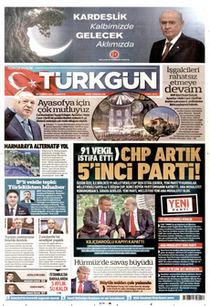 TÜRKGÜN 25 Temmuz 2026 gazete manşeti