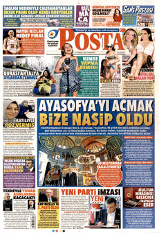 POSTA 25 Temmuz 2026 gazete manşeti