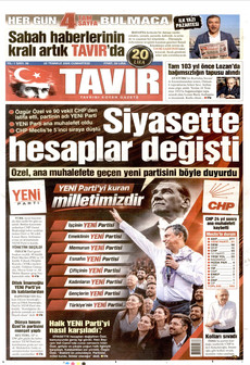TAVIR GAZETESİ 25 Temmuz 2026 gazete manşeti
