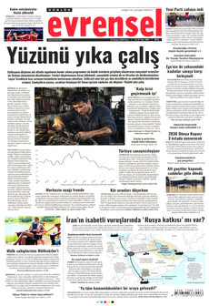 EVRENSEL 26 Temmuz 2026 gazete manşeti
