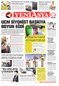YENİ ASYA 26 Temmuz 2026 gazete manşeti