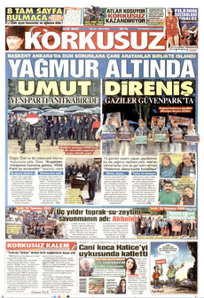 KORKUSUZ 26 Temmuz 2026 gazete manşeti