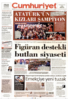 CUMHURİYET 27 Temmuz 2026 gazete manşeti
