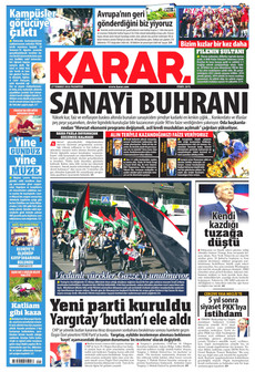 KARAR 27 Temmuz 2026 gazete manşeti
