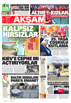 AKŞAM 27 Temmuz 2026 gazete manşeti