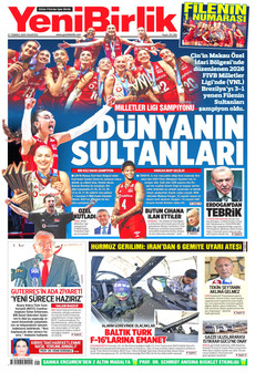 YENİBİRLİK 27 Temmuz 2026 gazete manşeti