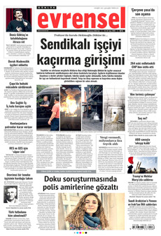 EVRENSEL 28 Temmuz 2026 gazete manşeti