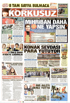 KORKUSUZ 28 Temmuz 2026 gazete manşeti