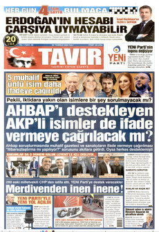 TAVIR GAZETESİ 28 Temmuz 2026 gazete manşeti