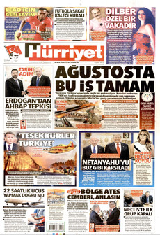 HÜRRİYET 29 Temmuz 2026 gazete manşeti