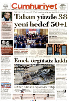 CUMHURİYET 29 Temmuz 2026 gazete manşeti
