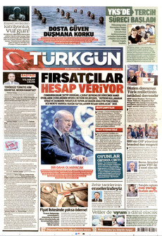 TÜRKGÜN 29 Temmuz 2026 gazete manşeti