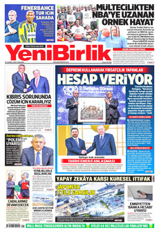 YENİBİRLİK 29 Temmuz 2026 gazete manşeti