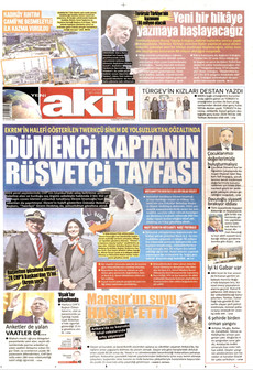YENİ AKİT 30 Temmuz 2026 gazete manşeti