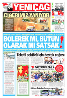 YENİÇAĞ 30 Temmuz 2026 gazete manşeti