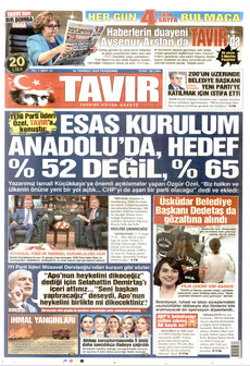 TAVIR GAZETESİ 30 Temmuz 2026 gazete manşeti