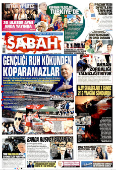 SABAH 1 Ağustos 2026 gazete manşeti