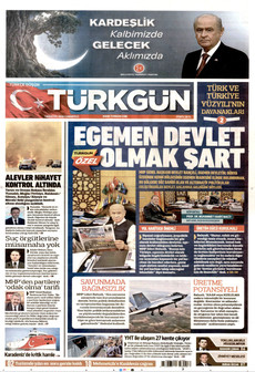 TÜRKGÜN 1 Ağustos 2026 gazete manşeti
