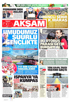 AKŞAM 1 Ağustos 2026 gazete manşeti