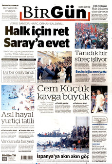 BİRGÜN 1 Ağustos 2026 gazete manşeti