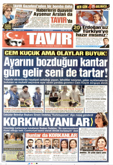 TAVIR GAZETESİ 1 Ağustos 2026 gazete manşeti