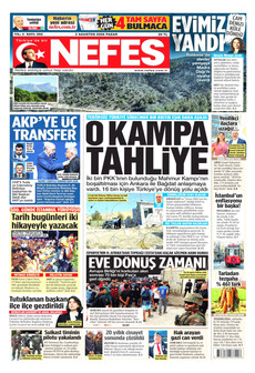NEFES 2 Ağustos 2026 gazete manşeti