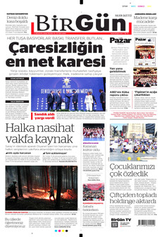 BİRGÜN 2 Ağustos 2026 gazete manşeti