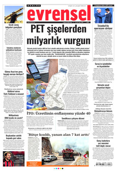 EVRENSEL 2 Ağustos 2026 gazete manşeti