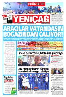 YENİÇAĞ 2 Ağustos 2026 gazete manşeti
