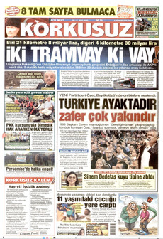 KORKUSUZ 2 Ağustos 2026 gazete manşeti