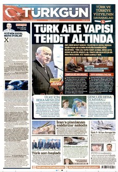 TÜRKGÜN 3 Ağustos 2026 gazete manşeti