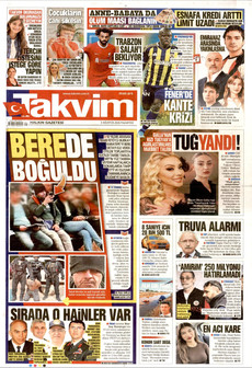 TAKVİM 3 Ağustos 2026 gazete manşeti