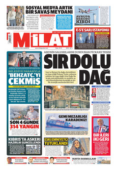 MİLAT 3 Ağustos 2026 gazete manşeti
