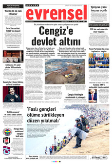 EVRENSEL 4 Ağustos 2026 gazete manşeti