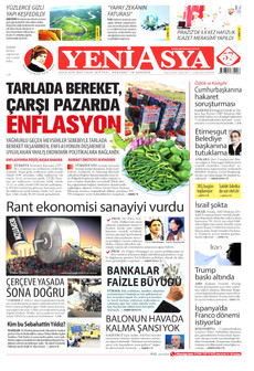 YENİ ASYA 4 Ağustos 2026 gazete manşeti