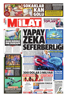 MİLAT 4 Ağustos 2026 gazete manşeti