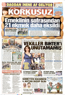 KORKUSUZ 4 Ağustos 2026 gazete manşeti